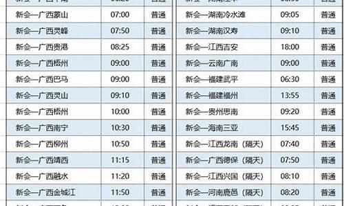 广州市汽车站时刻表_广州市汽车站时刻表查询